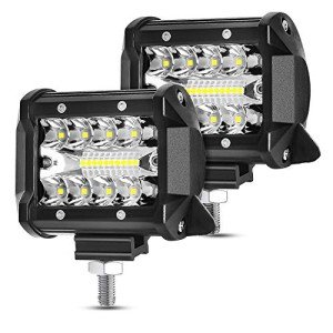 AAIWA 4" 120W LED Light Pods - Spot Flood Combo