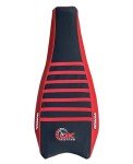 QK RACING Durable Black/Red ATV Seat Cover