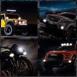 AAIWA 4" 120W LED Light Pods - Spot Flood Combo