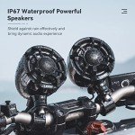 LEXIN S35 Bluetooth Waterproof ATV Handlebar Speakers