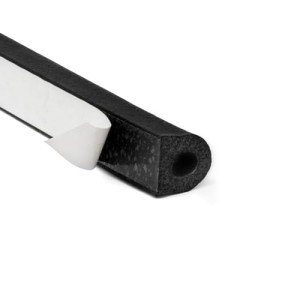 FlexSeals 25ft Rubber D-Shaped Weather Seal Strip