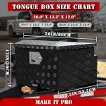 KitsPro Aluminum Tool Box for ATV and Trailer