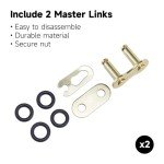 HILAKE Heavy Duty 520 O-Ring Chain 110 Links