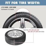 MOPHOTO 8-Pack Snow Tire Chains for All Vehicles