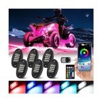 RGB LED Rock Lights for ATV UTV RZR SXS