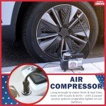Portable 12V Tire Inflator for Cars and Inflatables