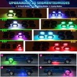 RGB LED Rock Lights for ATV UTV RZR SXS