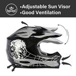 Youth ATV Motocross Helmet with Goggles and Gloves