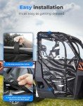 KEMIMOTO UTV Soft Cab with Enhanced Zipper Doors
