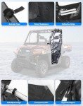KEMIMOTO UTV Soft Cab with Enhanced Zipper Doors