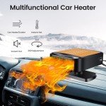 12V 200W Portable Car Heater and Defroster