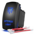 Nilight LED Rocker Switch for ATV and Jeep