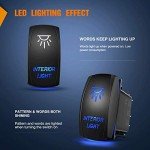 Nilight LED Rocker Switch for ATV and Jeep