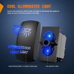 Nilight LED Rocker Switch for ATV and Jeep