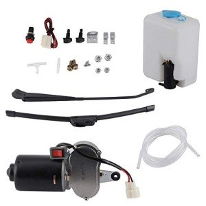 KIMISS UTV Windshield Wiper Kit 12V 30W