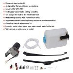 KIMISS UTV Windshield Wiper Kit 12V 30W
