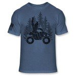 Funny Bigfoot ATV T-Shirt for Quad Lovers