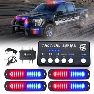 Xprite LED Strobe Lights Kit for Vehicles and ATVs