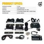 Xprite LED Strobe Lights Kit for Vehicles and ATVs