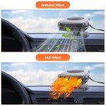 12V Portable Car Heater Fan for Fast Defrosting