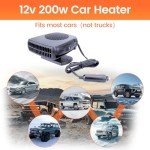 12V Portable Car Heater Fan for Fast Defrosting