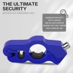 Universal Motorcycle Handlebar Lock - 2 Pack