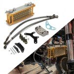 Universal Motorcycle Oil Cooler for ATV and Dirt Bikes