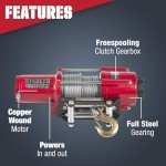 Stealth 4500lb ATV/UTV Electric Winch with Remotes