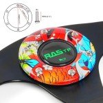 RASTP 12.8" Racing Steering Wheel - Red Graffiti