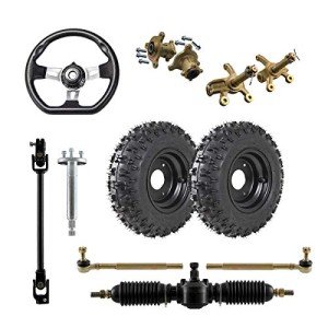 4.10-6 Tubeless Tires with Steering Assembly Kit