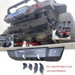 OMP Offroad Aluminum Front Skid Plate for Jeep