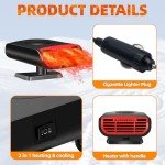 12V Portable Car Heater for Fast Defrosting