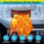 12V Portable Car Heater Fan & Defroster