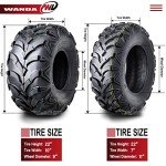 WANDA 4-Pack ATV Tires for Honda Recon 250