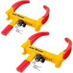 Heavy Duty Trailer Wheel Lock Set - 2 Packs