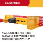 Heavy Duty Trailer Wheel Lock Set - 2 Packs