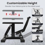 Heavy Duty Motorcycle Jack Lift Stand - 400 lbs Capacity