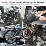 Heavy Duty Motorcycle Jack Lift Stand - 400 lbs Capacity