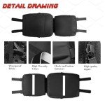 Quixofiber Waterproof ATV Fender Bags – 2 Pack