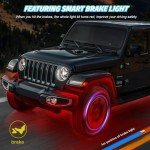 RGB LED Rock Lights for ATV, UTV, and Trucks