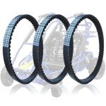 QYMOTO 3pcs Go Kart Drive Belts for 30 Series