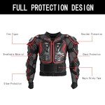 Motorcycle Protective Jacket Full Body Armor Dirt Bike Gear ATV Safety Motocross Protector Bike Body Armors Cycling Biking Riding Protector for Mountain Bike MTB KTM Off-Road Skiing Skating Men Women