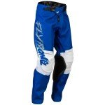 Fly Racing 2023 Youth Kinetic Khaos Grey/Blue/White Moto Gear Set - Pant and Jersey Combo