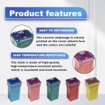 Pleoos 10Pcs Jcase Fuse Kit Mini Jcase Fuse Assortment Tall Profile for Pickup Trucks Cars and SUVS (20A/30A/40A/50A/60A, 2pcs Each)