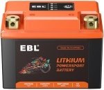 EBL YTX4L-BS YTZ5S-BS YTX5L-BS YTZ6-BS Lithium Motorcycle Battery LiFePO4 12V 2.5Ah,150A Built in BMS Powersports Battery for ATV, UTV, Jet Ski, Snowmobile, Quad, Motor bike,Tractor, Maintenance Free