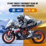 EBL YTX4L-BS YTZ5S-BS YTX5L-BS YTZ6-BS Lithium Motorcycle Battery LiFePO4 12V 2.5Ah,150A Built in BMS Powersports Battery for ATV, UTV, Jet Ski, Snowmobile, Quad, Motor bike,Tractor, Maintenance Free