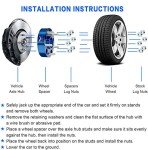 PreeminentMotors 4 pcs Forged ATV UTV Wheel Spacer 1 inch 4x156 wheel spacer 131mm hub Bore with M12X1.5 Studs, Compatible with 2013+ Polaris Ranger/2014+Polaris RZR XP 1000/2015+ Polaris RZR