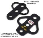 FERAL ATV Gear 2" x 9" Spread Eagle 3-Way Hitch