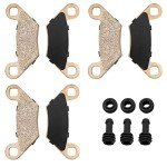 Front Rear Brake Pads Sintered for Sportsman 300/400/450/500/550/570/800/850/ETX Scrambler 850 Predator Outlaw 500 Hawkeye