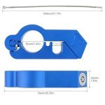 Heavy Duty Handlebar & Helmet Lock Combo - Blue